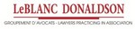 Logo de Leblanc Donaldson, avocats